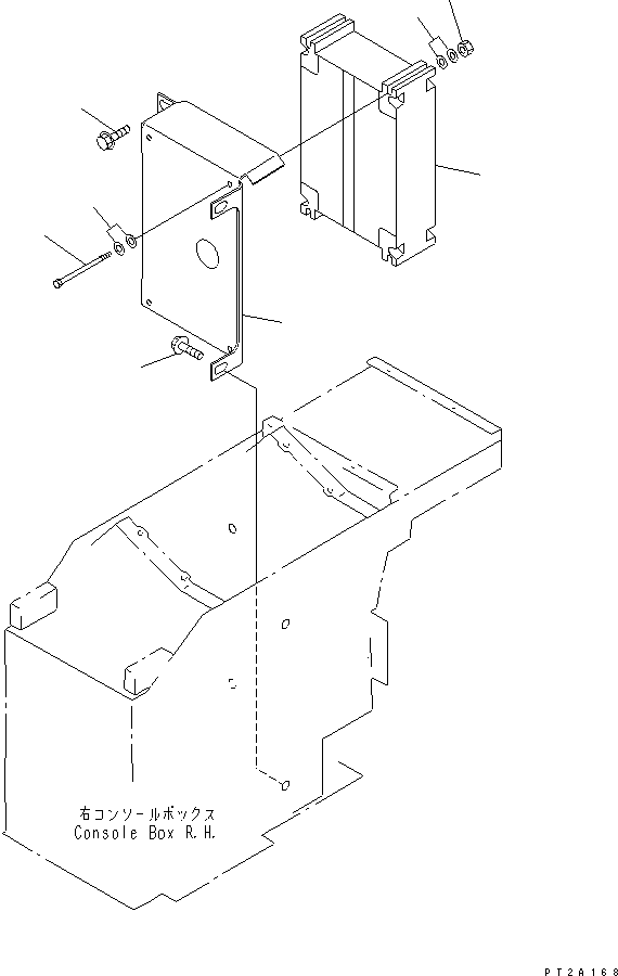 Compactors Komatsu / WF550T-3A S/N 50001-UP(wf550t-r) / FLOOR HARNESS (TRANSMISSION CONTROLLER AND MOUNTING PARTS)(240590 : K4210-04A0)