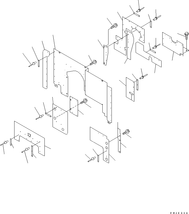 Compactors Komatsu / WF650T-3 S/N 50001-UP(wf650t-c) / HOOD (RUBBER FOR BULKHEAD)(270090 : M4110-07A0)