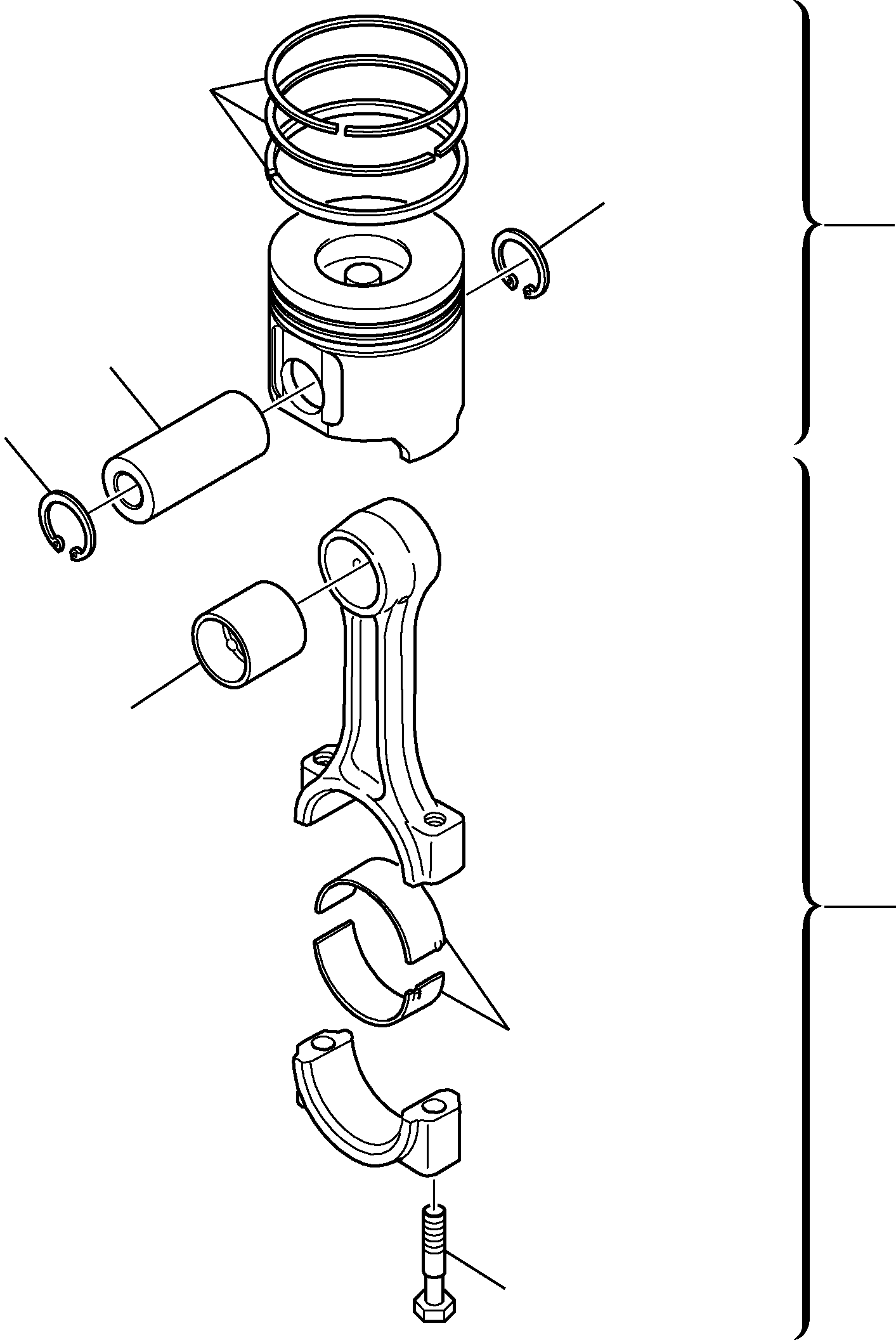 Telescopic Handlers Komatsu / WH713-1E0 WH714H-1E0 WH716-1E0 S/N 395F71003-Up(wh71e0) / PISTON(A-0245 : 0245)