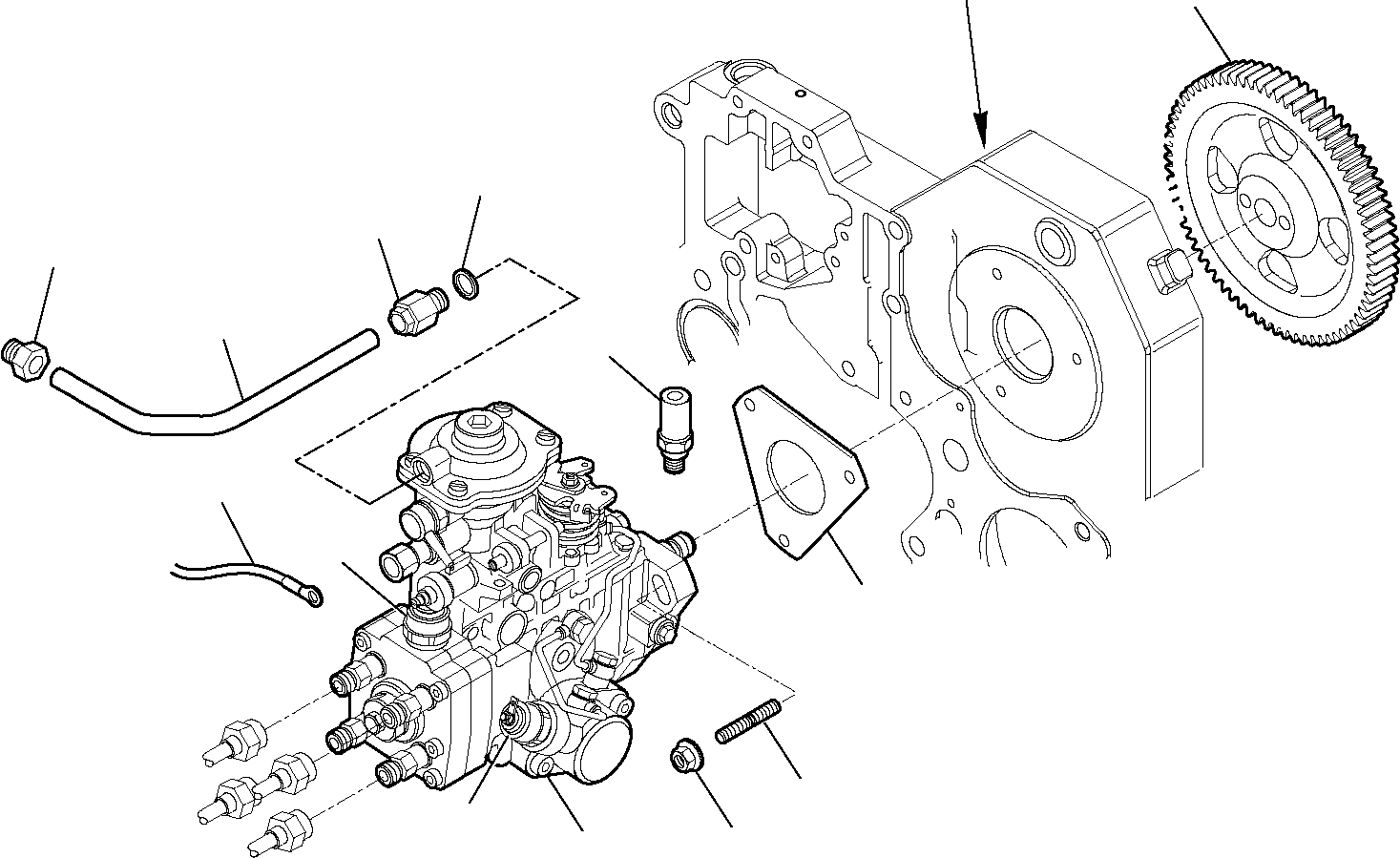 Telescopic Handlers Komatsu / WH713-1E0 WH714H-1E0 WH716-1E0 S/N 395F71003-Up(wh71e0) / FUEL INJECTION PUMP(A-0431 : 0431)