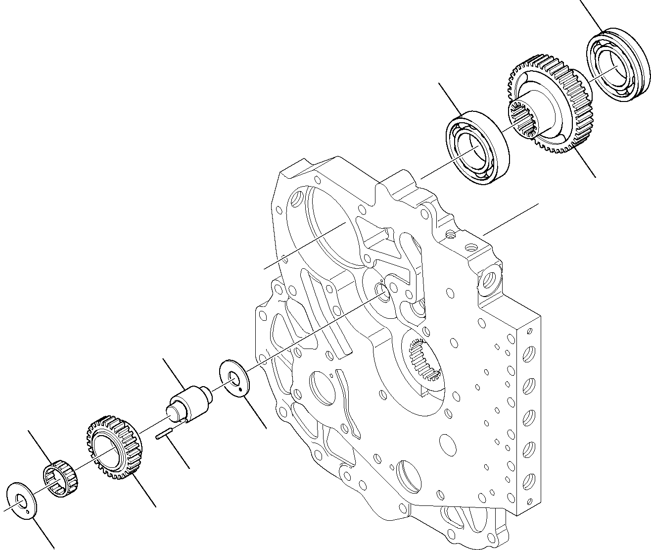Telescopic Handlers Komatsu / WH713-1E0 WH714H-1E0 WH716-1E0 S/N 395F71003-Up(wh71e0) / TRANSMISSION (5/14)(D-3290 : 3290)
