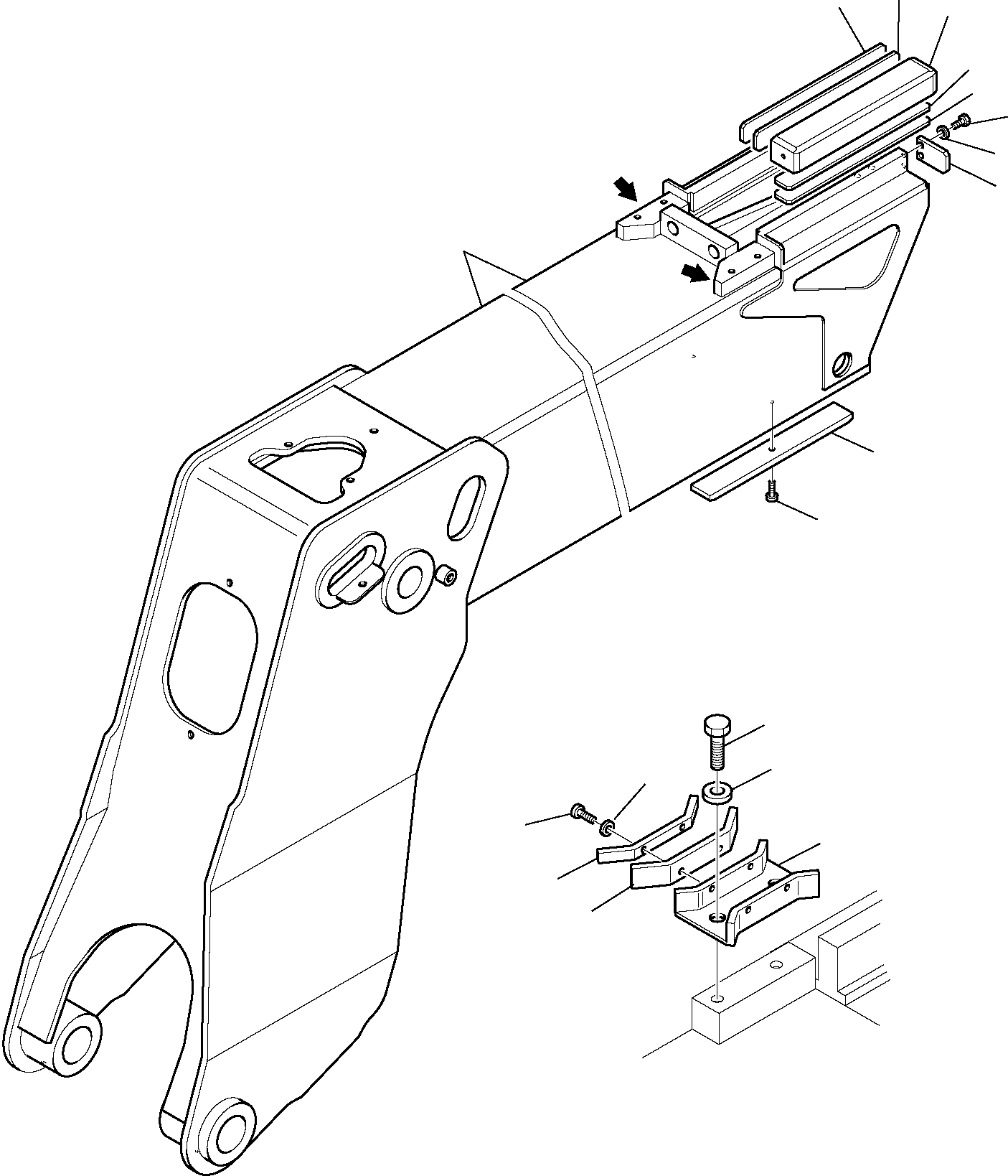 Telescopic Handlers Komatsu / WH713-1E0 WH714H-1E0 WH716-1E0 S/N 395F71003-Up(wh71e0) / FINAL BOOM (WH713-WH714H)(H-7210 : 7210)