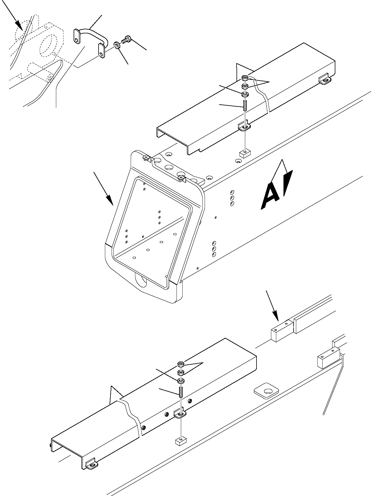 Telescopic Handlers Komatsu / WH713-1E0 WH714H-1E0 WH716-1E0 S/N 395F71003-Up(wh71e0) / BOOM ACCESSORY (2/2) (WH716)(H-7310 : 7310)