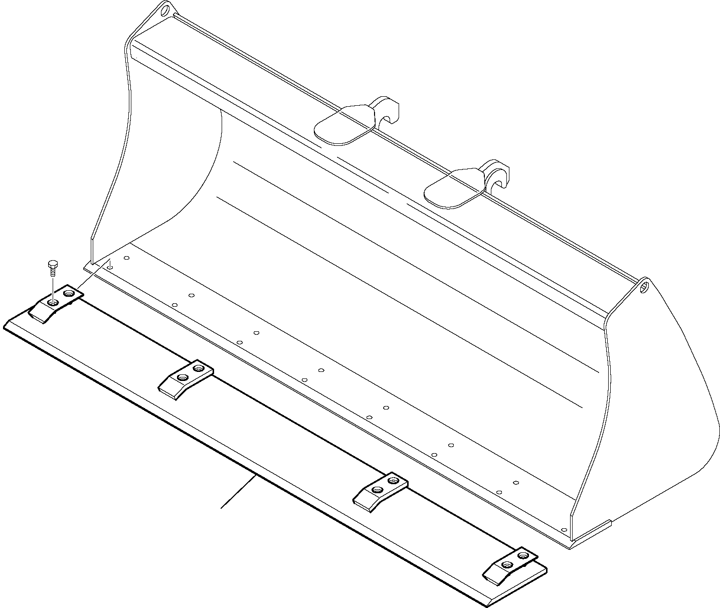 Telescopic Handlers Komatsu / WH713-1E0 WH714H-1E0 WH716-1E0 S/N 395F71003-Up(wh71e0) / BLADE(H-7630 : 7630)