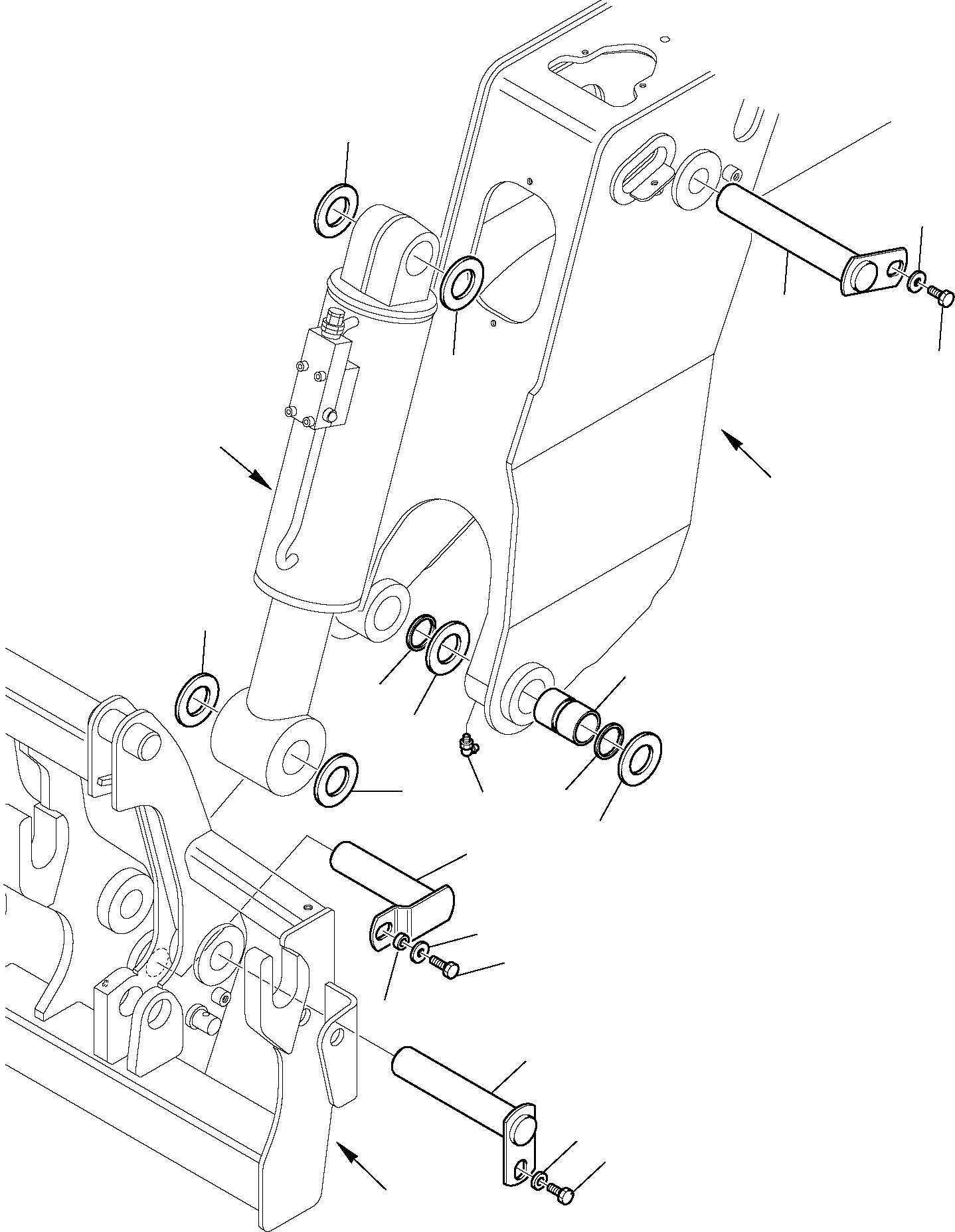 Telescopic Handlers Komatsu / WH713-1E0 WH714H-1E0 WH716-1E0 S/N 395F71003-Up(wh71e0) / EQUIPMENT CARRIER FIXING(H-7910 : 7910)