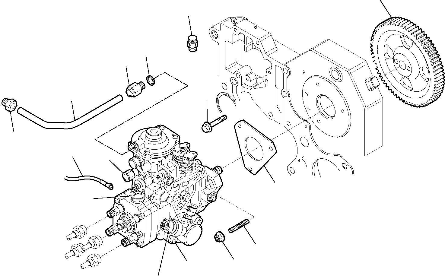 Telescopic Handlers Komatsu / WH713-1 WH714-1 WH714H-1 WH716-1 S/N 395F70241-Up(wh7_1) / FUEL INJECTION PUMP(A-0260 : 0431)