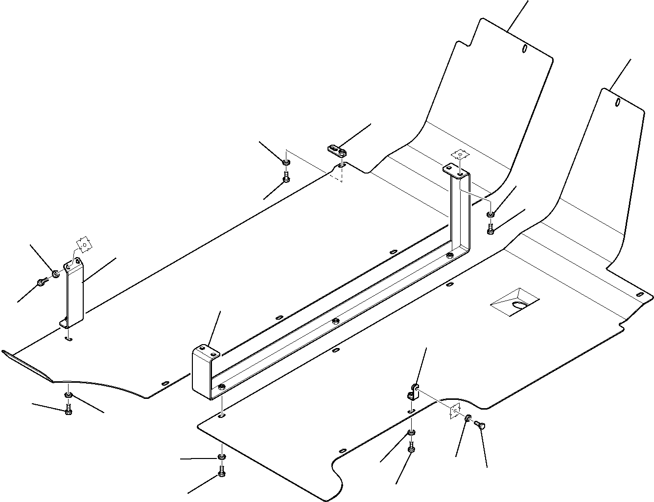 Telescopic Handlers Komatsu / WH713-1 WH714-1 WH714H-1 WH716-1 S/N 395F70241-Up(wh7_1) / FUEL TANK COVER(B-0120 : 1306)