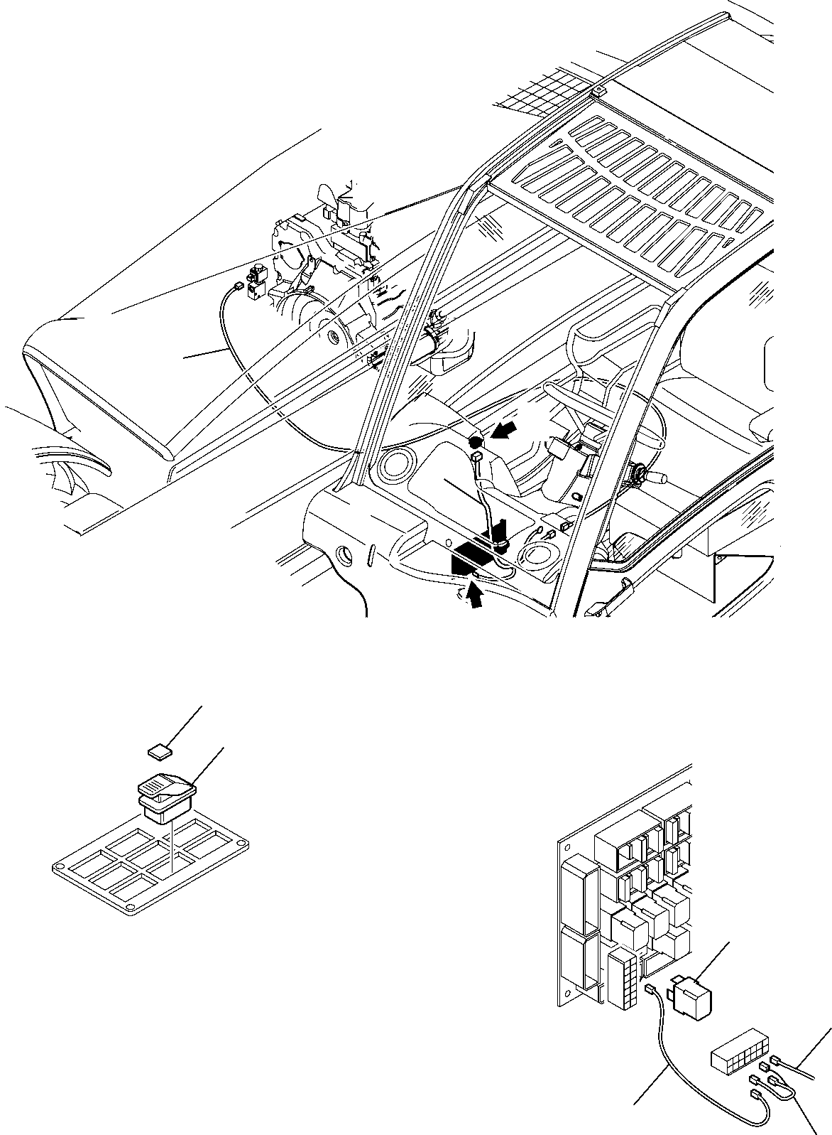 Telescopic Handlers Komatsu / WH713-1 WH714-1 WH714H-1 WH716-1 S/N 395F70241-Up(wh7_1) / ELECTRICAL SYSTEM (SLOW SPEED)(B-0300 : 1530)