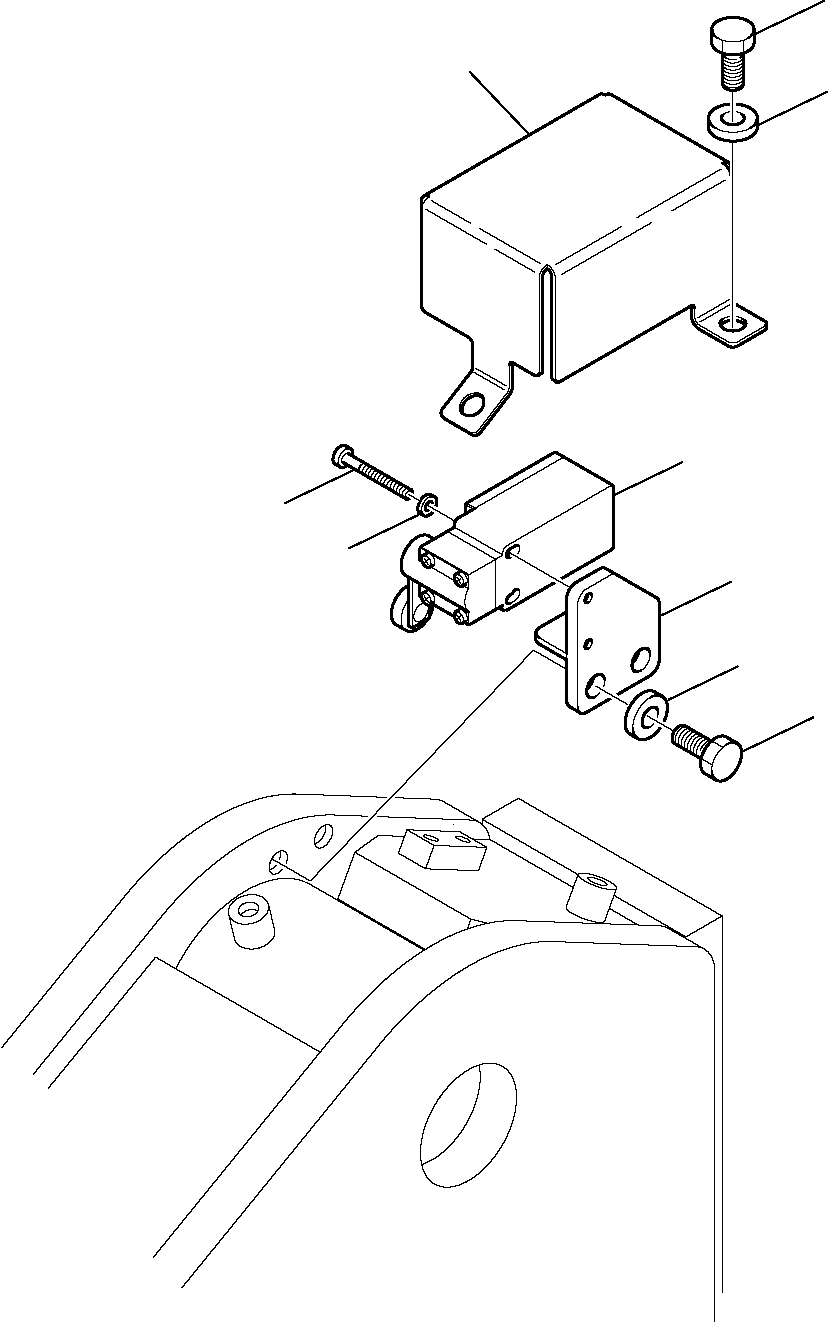 Telescopic Handlers Komatsu / WH713-1 WH714-1 WH714H-1 WH716-1 S/N 395F70241-Up(wh7_1) / LIFTING BOOM SENSOR(B-0320 : 1610)