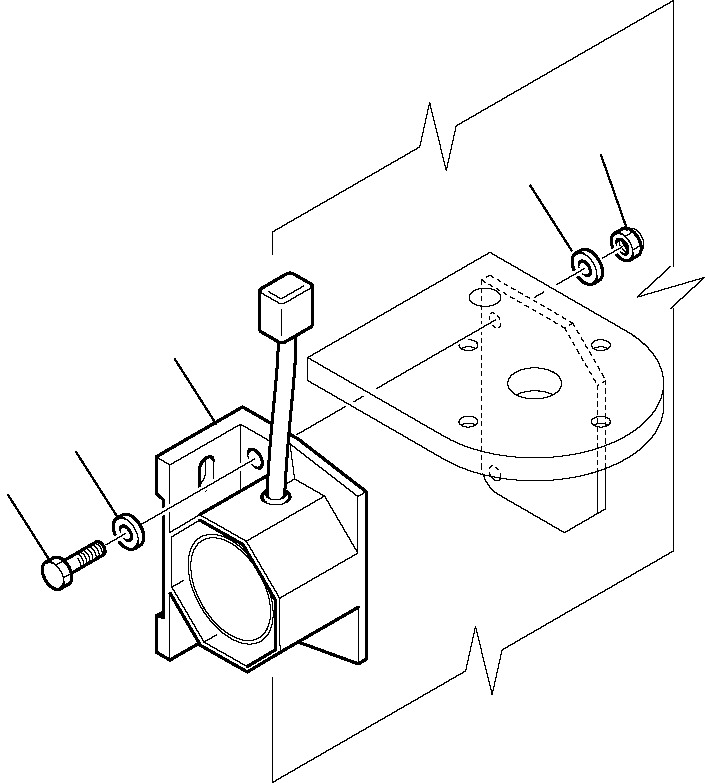 Telescopic Handlers Komatsu / WH713-1 WH714-1 WH714H-1 WH716-1 S/N 395F70241-Up(wh7_1) / REVERSE ALARM (OPTIONAL)(B-0340 : 1630)