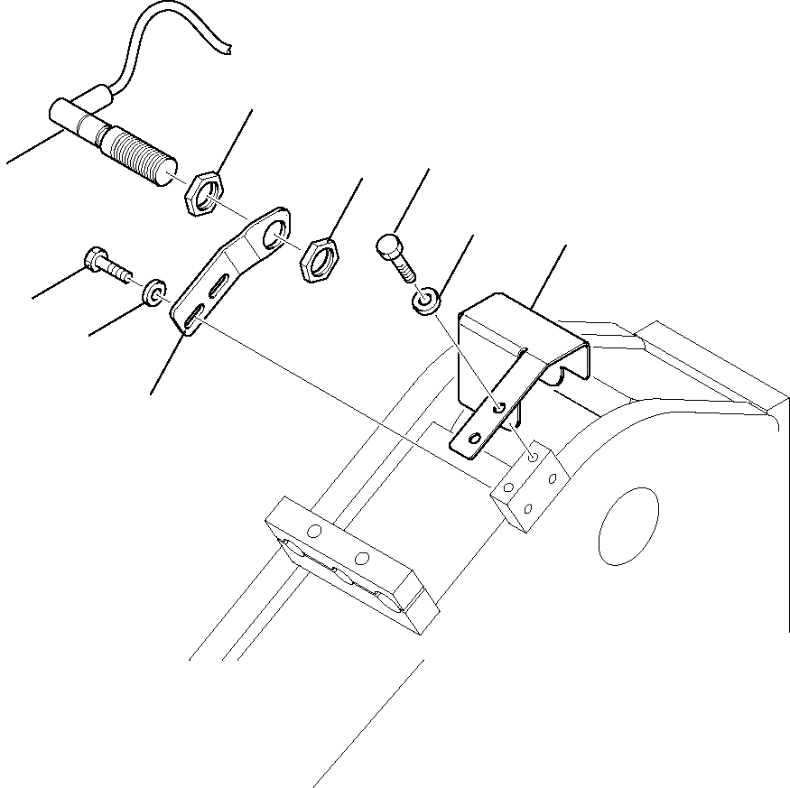 Telescopic Handlers Komatsu / WH713-1 WH714-1 WH714H-1 WH716-1 S/N 395F70241-Up(wh7_1) / SENSOR GROUP (WITH PLATFORM) (WH713-WH714-WH714H)(B-0450 : 1720)