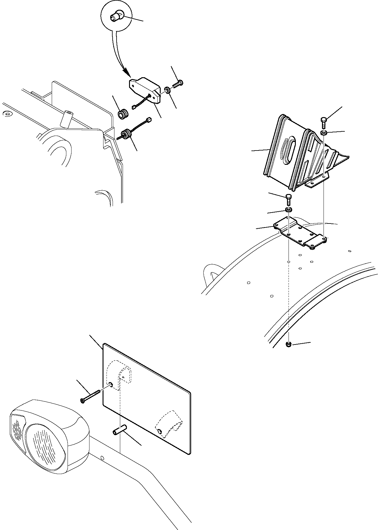 Telescopic Handlers Komatsu / WH713-1 WH714-1 WH714H-1 WH716-1 S/N 395F70241-Up(wh7_1) / ACCESSOIRES FOR GERMANY (40 KM/H VERSION) (2/3)(H-0560 : 9535)