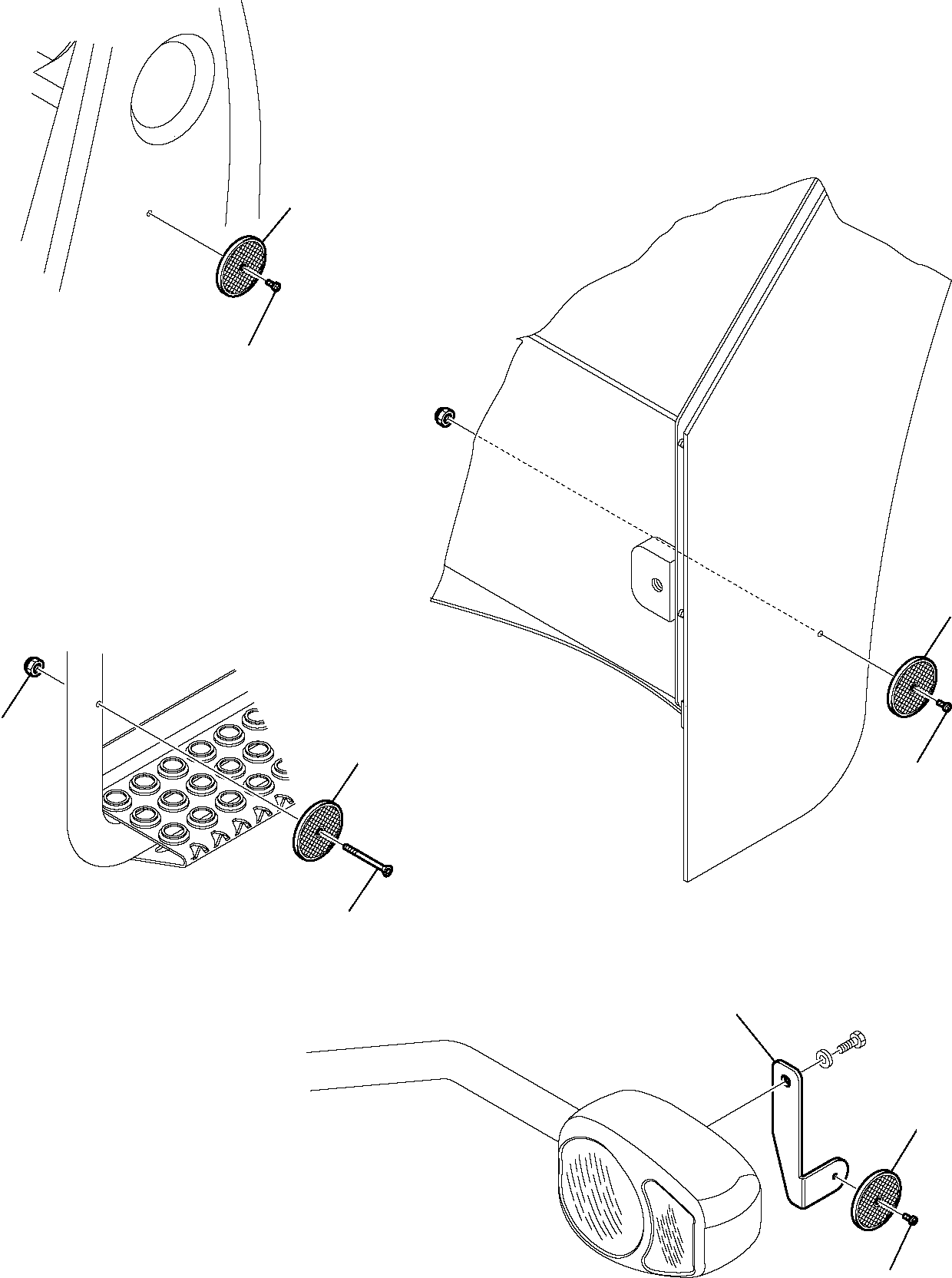 Telescopic Handlers Komatsu / WH713-1 WH714-1 WH714H-1 WH716-1 S/N 395F70241-Up(wh7_1) / ACCESSOIRES FOR GERMANY (40 KM/H VERSION) (3/3)(H-0570 : 9540)