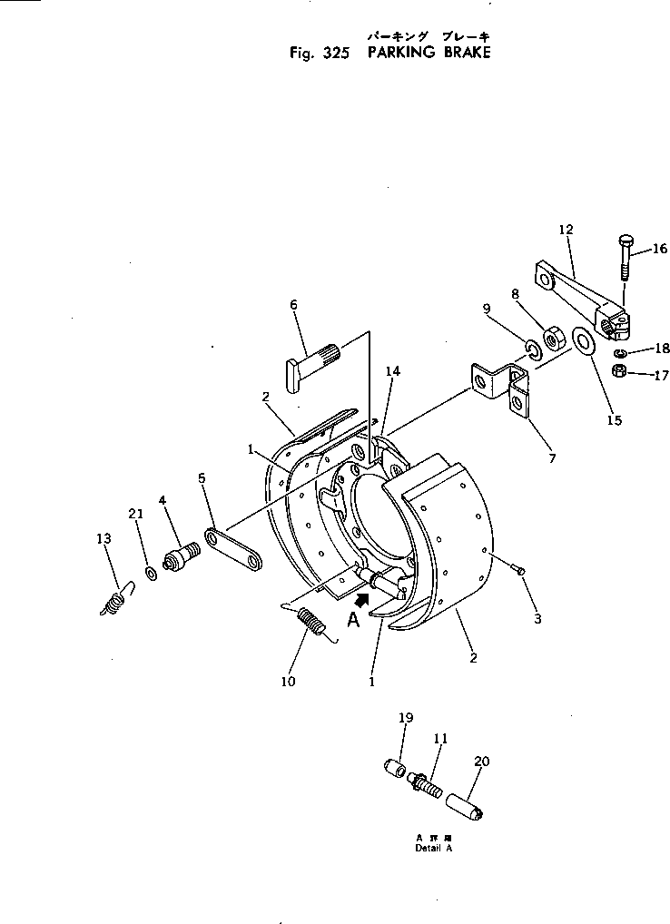 Scrappers Komatsu / WS23S-1 S/N 1005-UP(ws23s-1c) / PARKING BRAKE(090140 : 325)