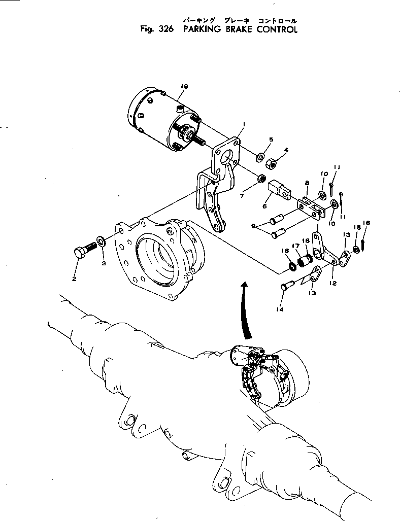 Scrappers Komatsu / WS23S-1 S/N 1005-UP(ws23s-1c) / PARKING BRAKE CONTROL(090150 : 326)