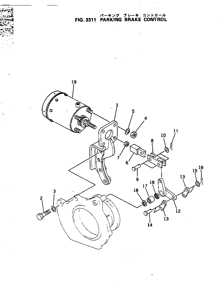 Scrappers Komatsu / WS23S-2A S/N 3101-UP(ws23s-2c) / PARKING BRAKE CONTROL(090110 : 3311)