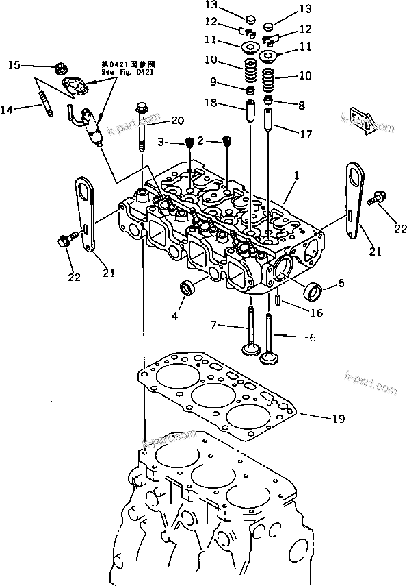 零件分解图：目录章节 — 3D84N-2C S/N 03250-UP