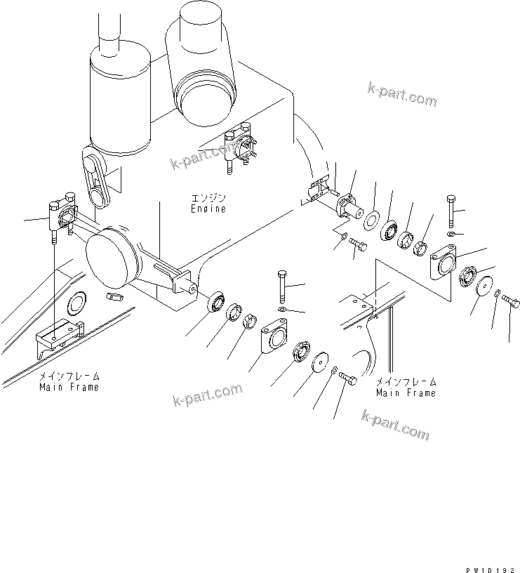 零件分解图：目录章节 — D275A-5D S/N 25001-UP (-50cent. Spec.)