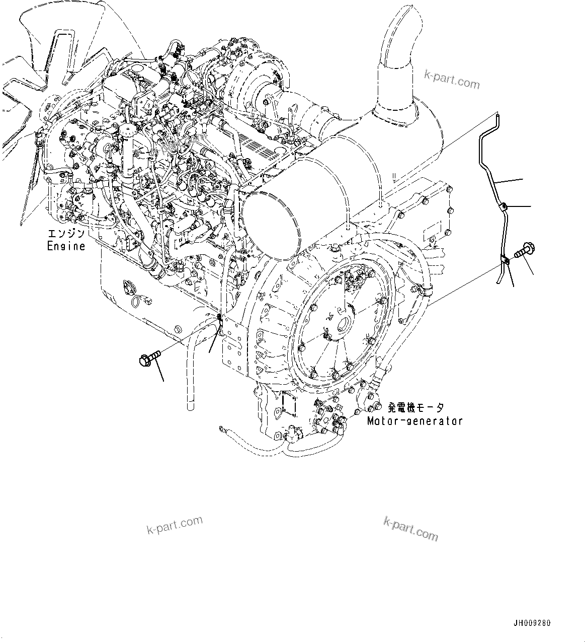 零件分解图：目录章节 — HB335-1 S/N 1001-UP